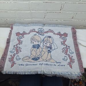 Set Of 4 Vintage New Old Stock,  Tapestry Placemats, Precious Moments